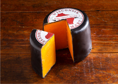 Black Wax Hoop Cheddar Cheese (10oz) - Troyer Market