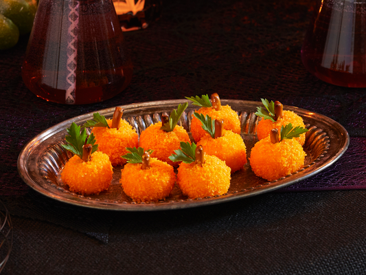 Mini Pumpkin Cheese Balls